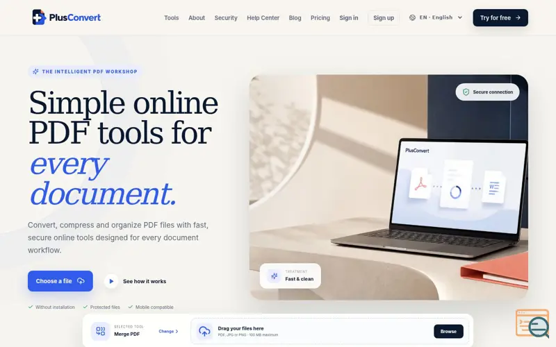 Screenshot of PlusConvert