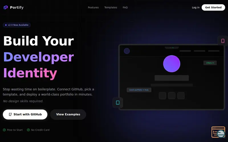 Screenshot of Portify