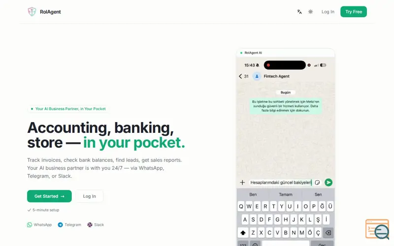 Screenshot of RolAgent