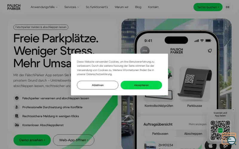 Screenshot of FalschParker