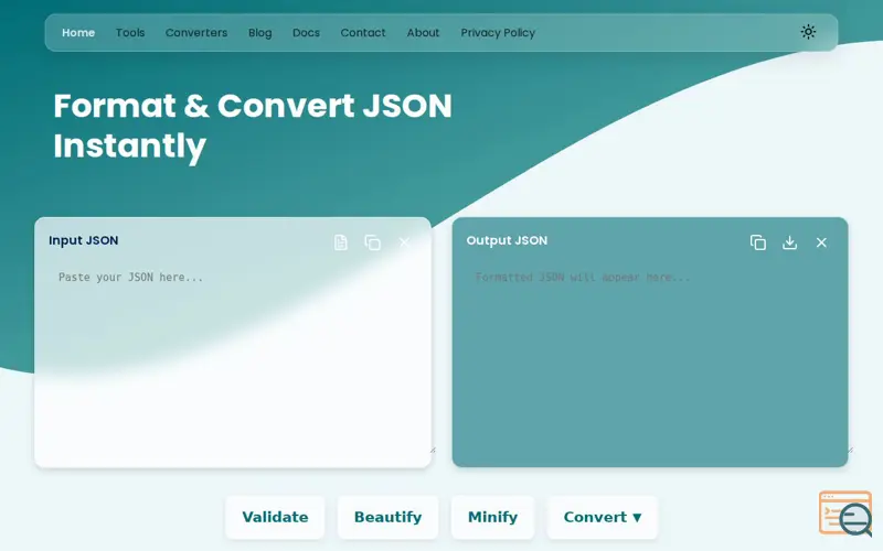 Screenshot of JSON Formatter
