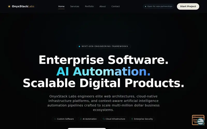 Screenshot of OnyxStack Labs