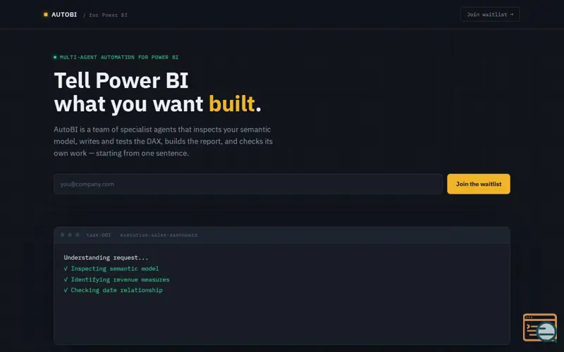 Screenshot of AutoBI