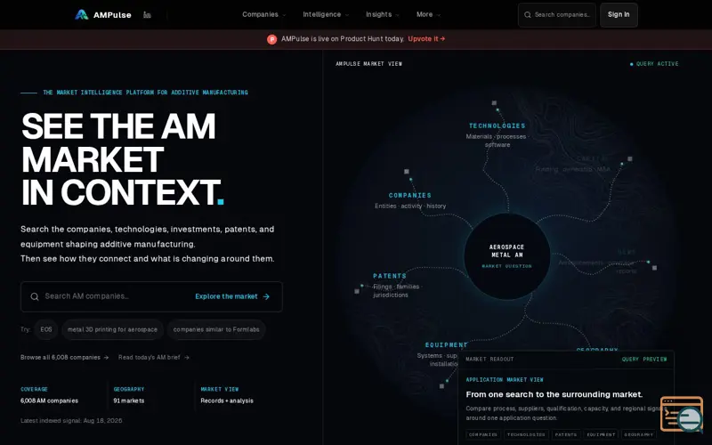 Screenshot of AMPulse