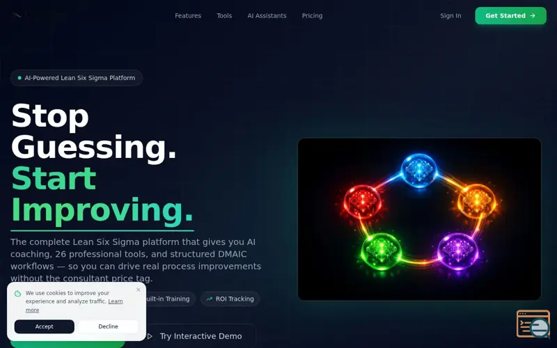 Screenshot of Leantensify