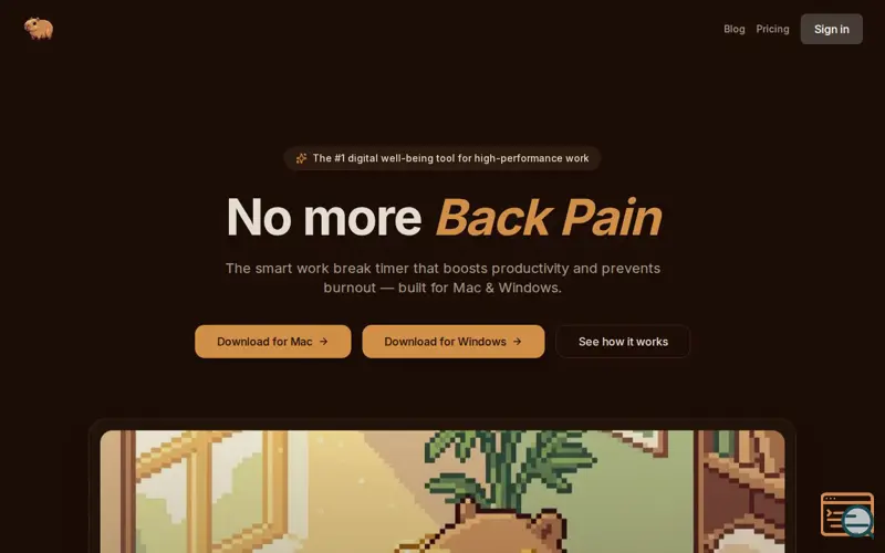 Screenshot of Capybreaks