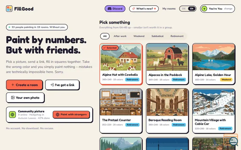 Screenshot of Fillgood