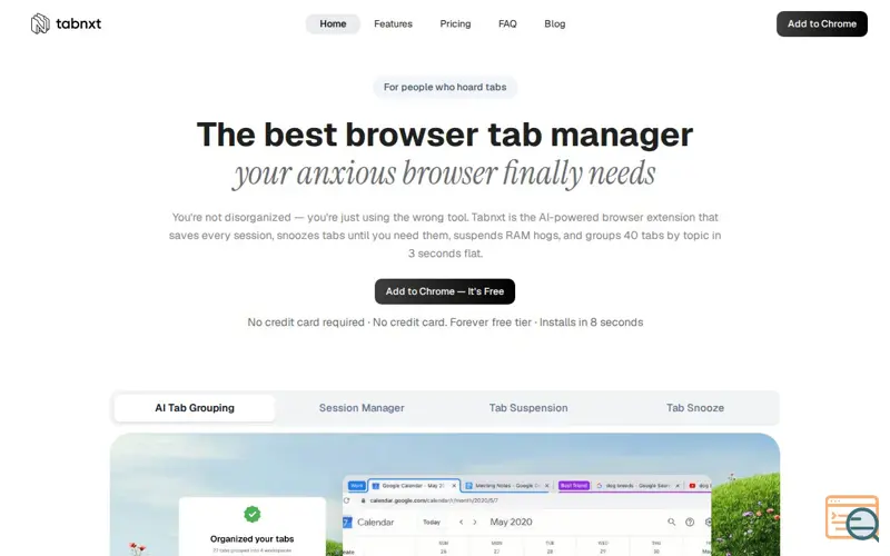 Screenshot of Tabnxt