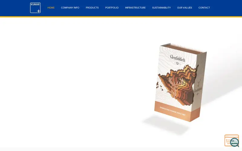 Screenshot of Luxury Boxes for Perfume launch