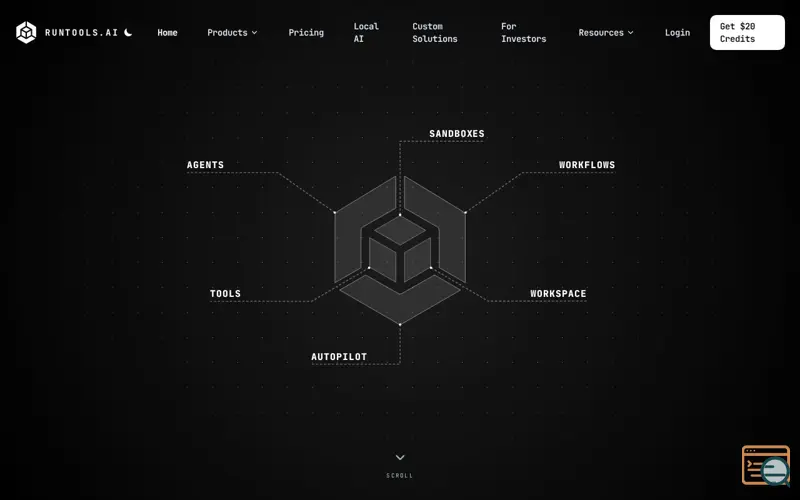 Screenshot of Runtools