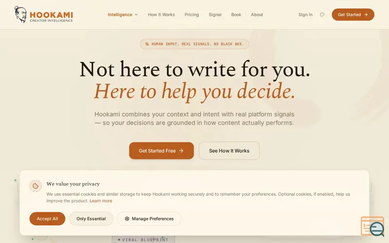 Screenshot of Hookami
