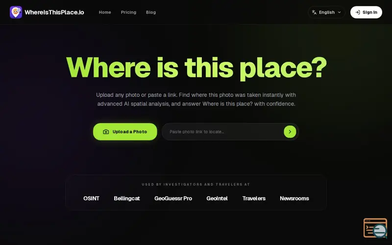 Screenshot of Where is this place