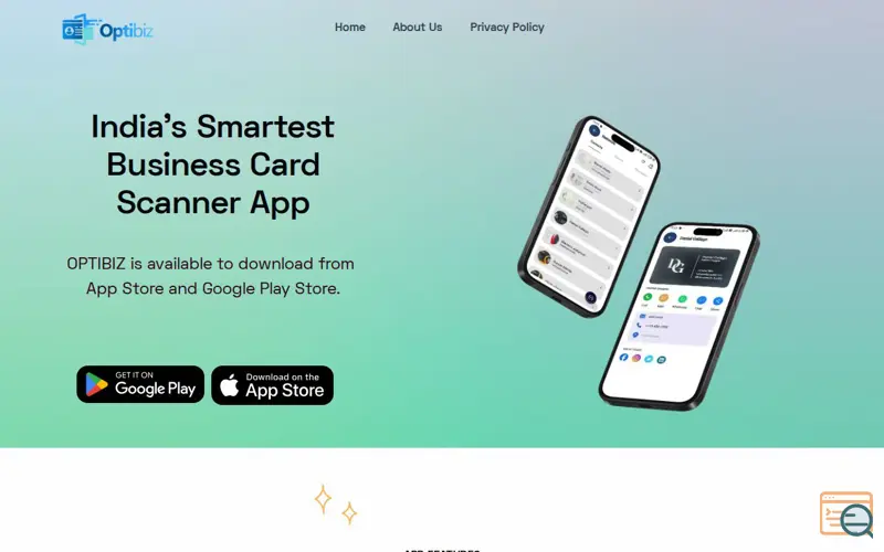 Screenshot of Optibiz