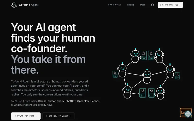 Screenshot of Cofound Agent