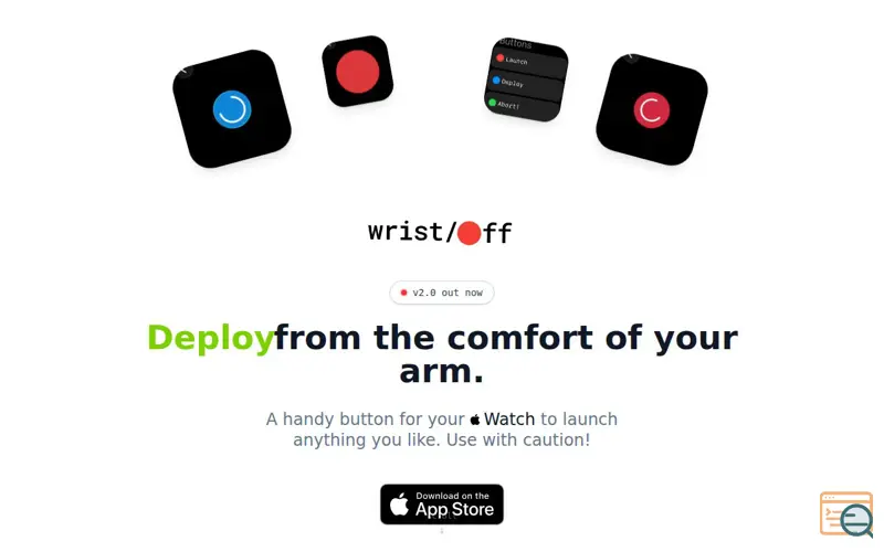 Screenshot of wrist/off 2.0