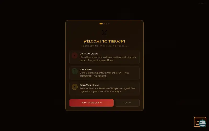 Screenshot of ThePackt