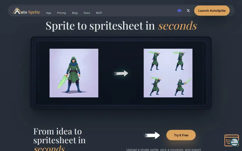 Screenshot of Autosprite
