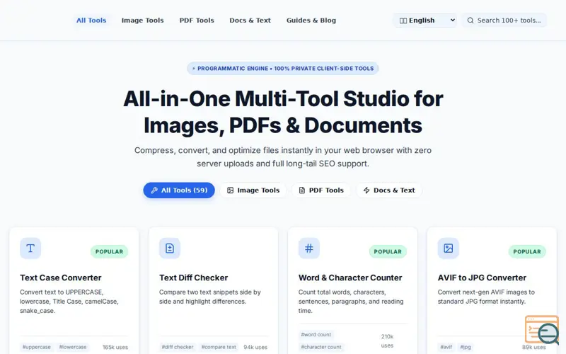Screenshot of Toolzli