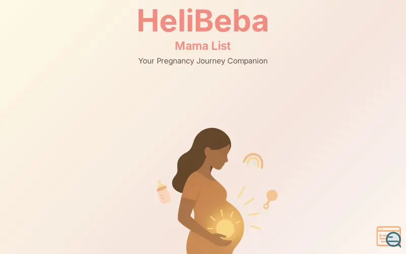 Screenshot of HeliBeba - Pregnancy Companion, a launch using Overpass API