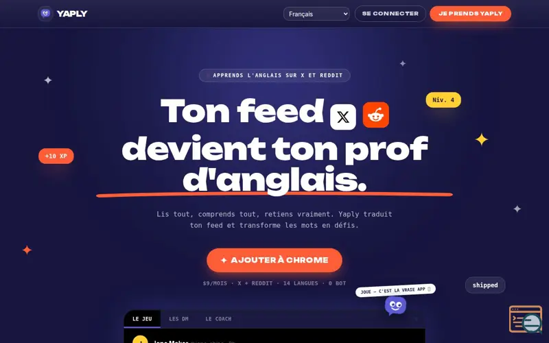 Screenshot of Yaply