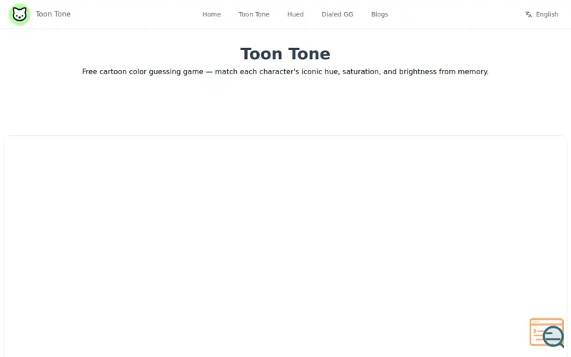 Screenshot of Toon Tone