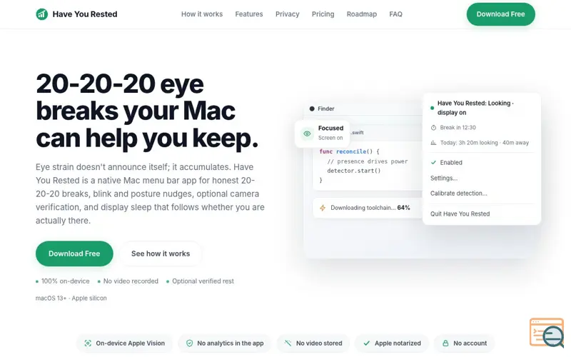 Screenshot of Have You Rested?