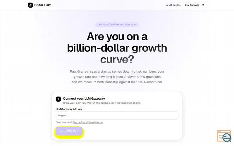 Screenshot of Brutal-audit