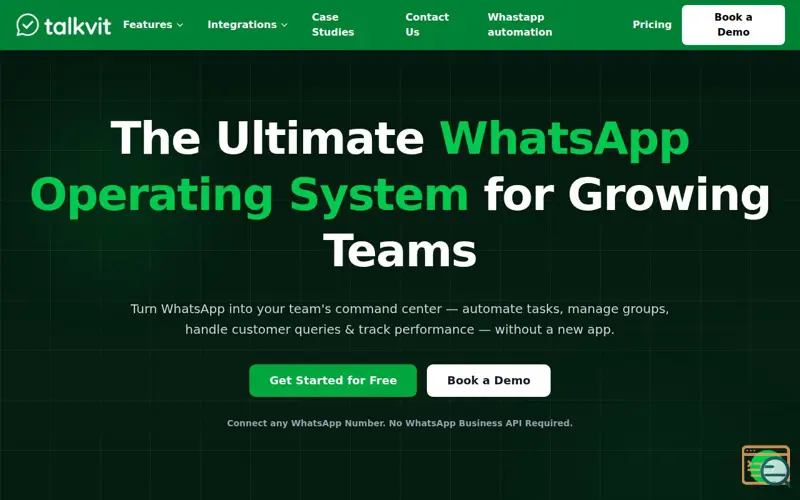 Screenshot of talkvit