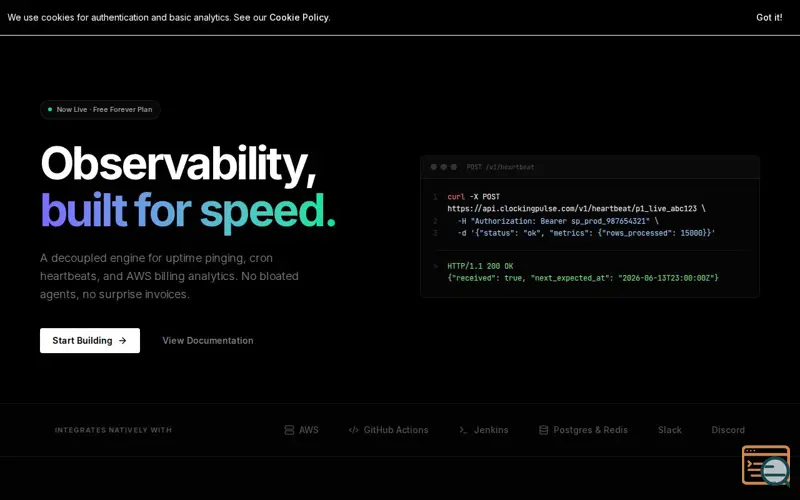 Screenshot of ClockingPulse