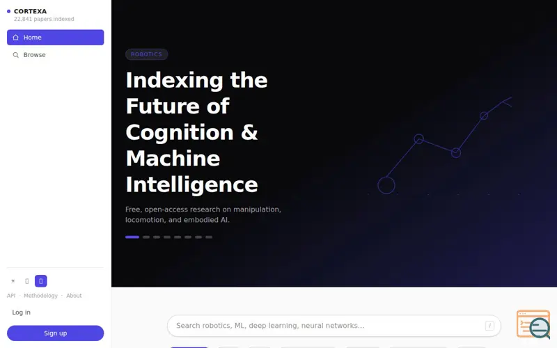 Screenshot of Cortexa
