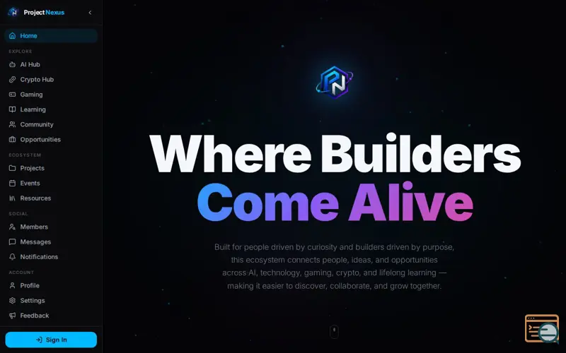 Screenshot of Project Nexus