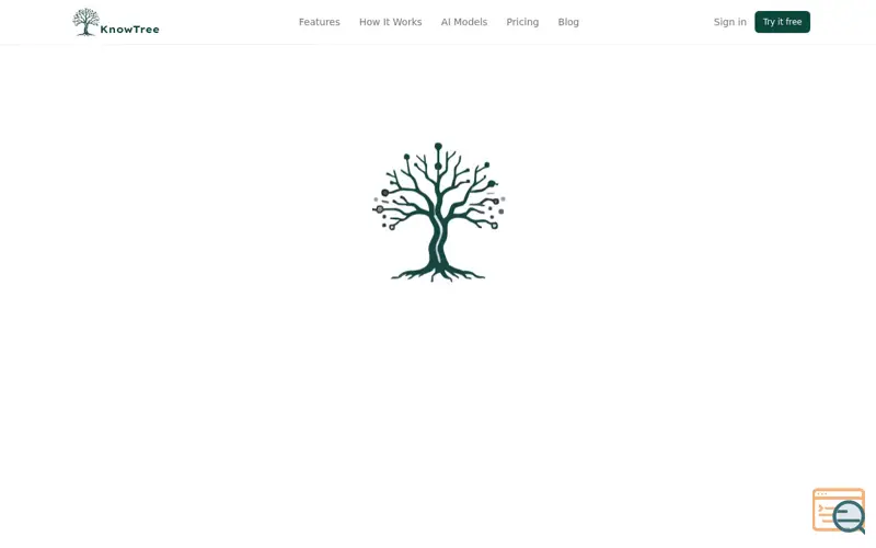 Screenshot of KnowTree