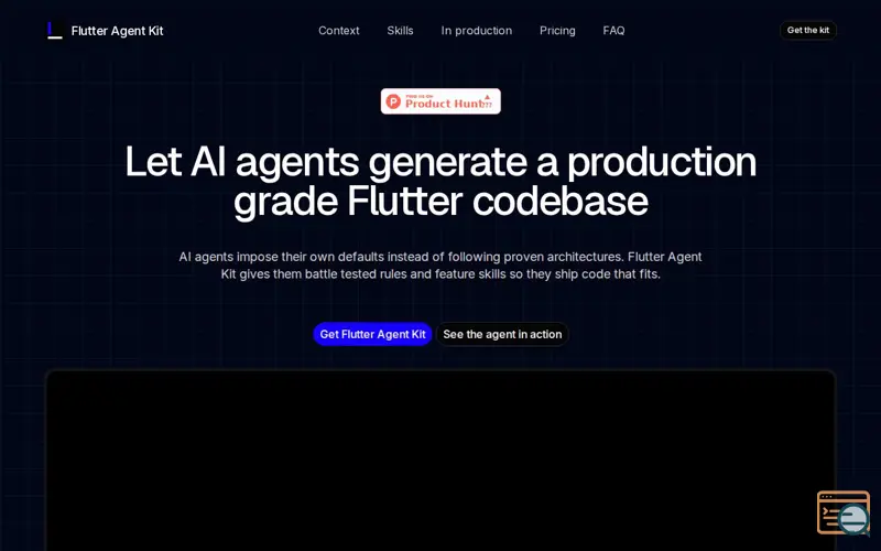Screenshot of Flutter Agent Kit