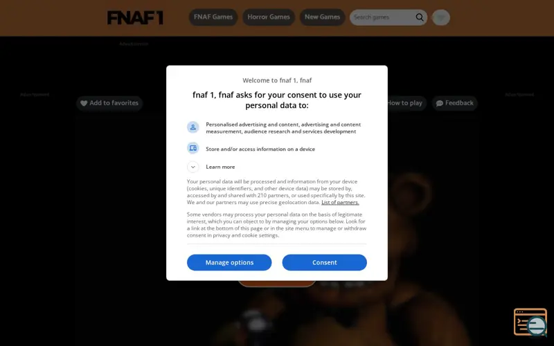 Screenshot of FNAF 1 - FNAF Game