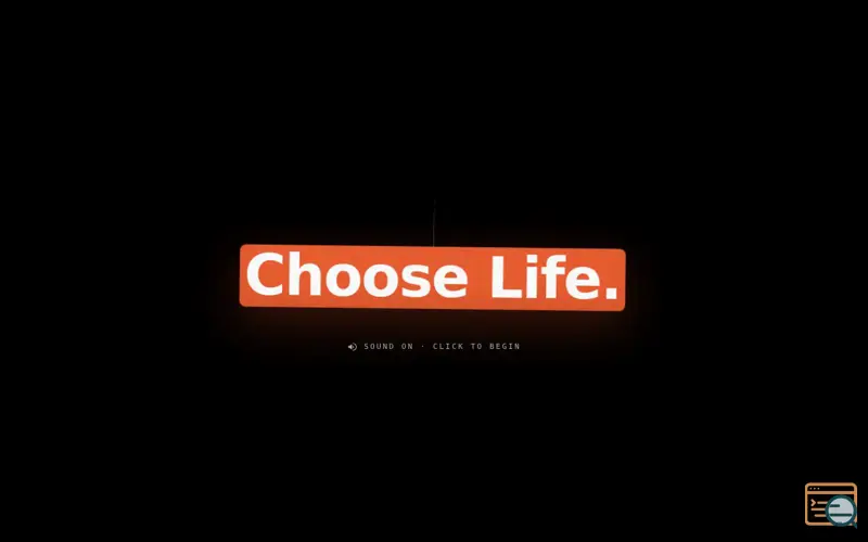 Screenshot of Trainspotting