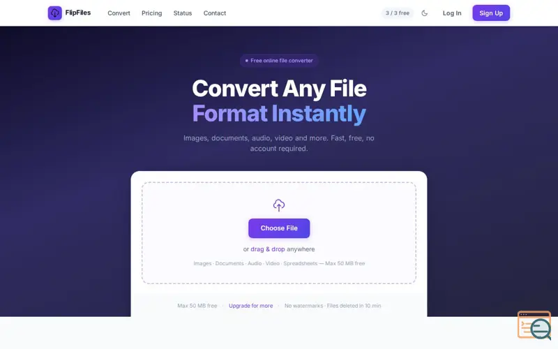 Screenshot of FlipFiles