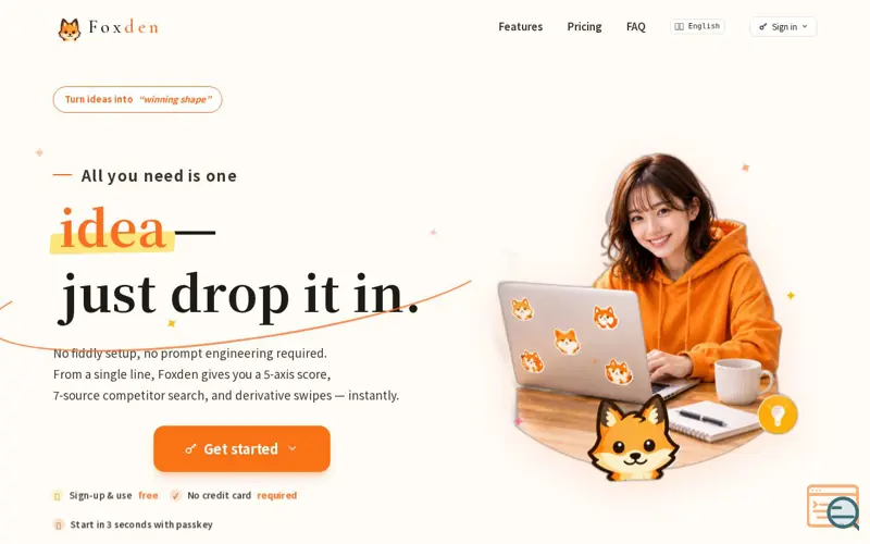 Screenshot of Foxden