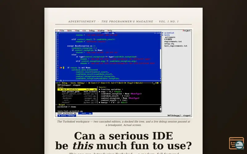 Screenshot of Turbokod