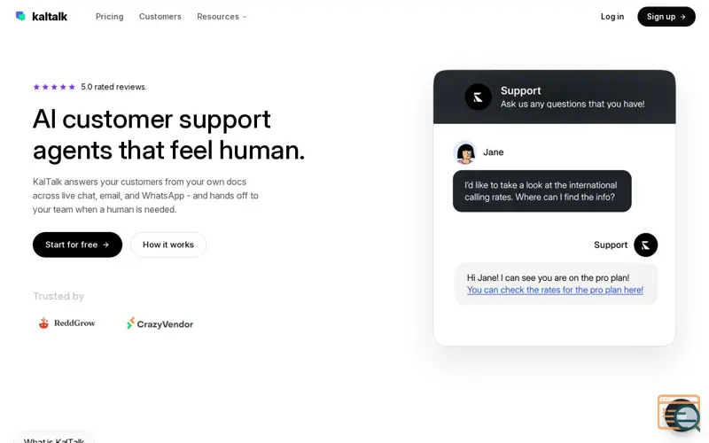 Screenshot of KalTalk