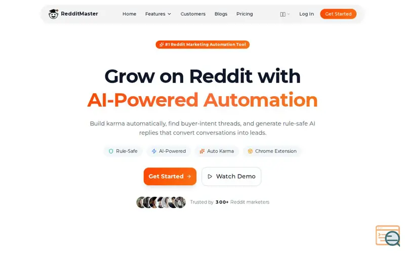 Screenshot of RedditMaster
