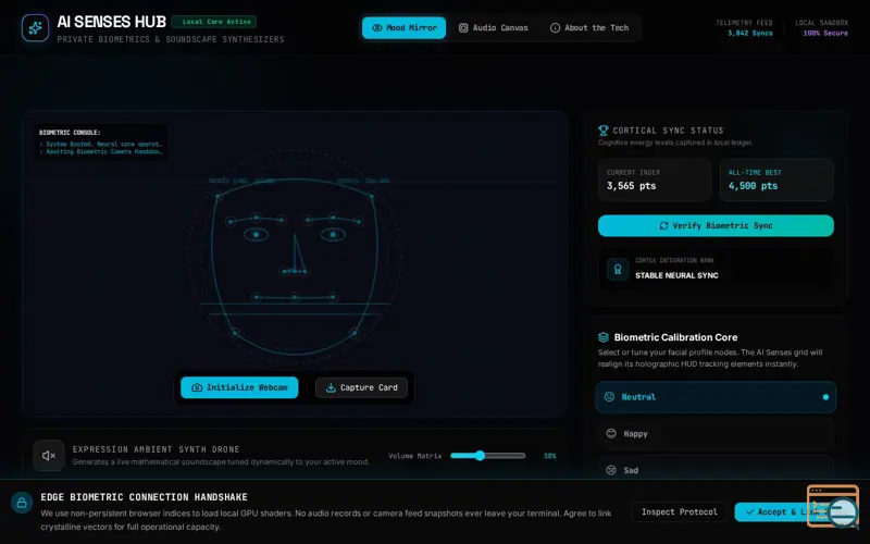 Screenshot of Amshaj Hub AI Studio