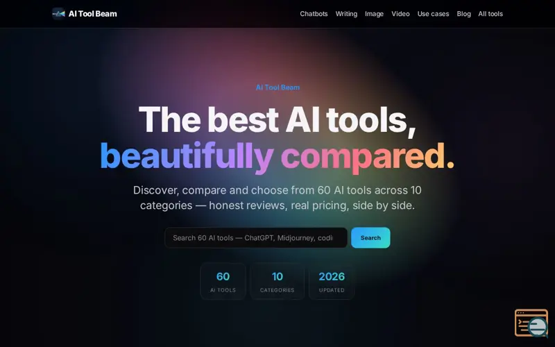 Screenshot of AI Tool Beam