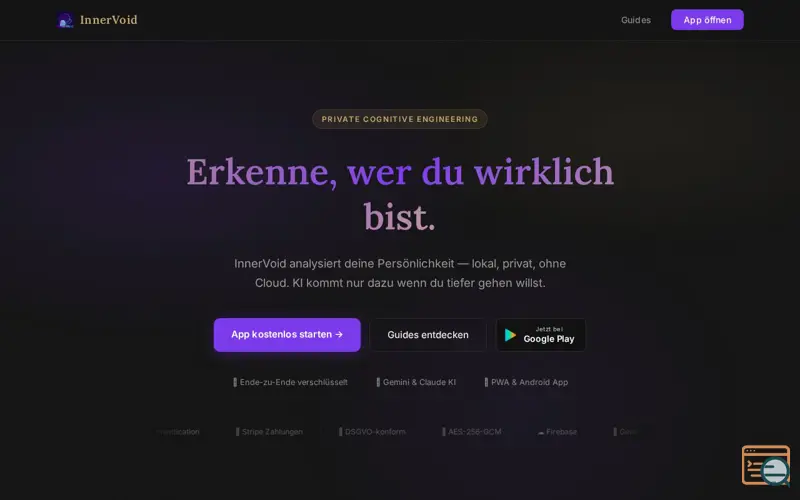 Screenshot of InnerVoid