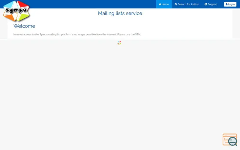 Screenshot of Lists