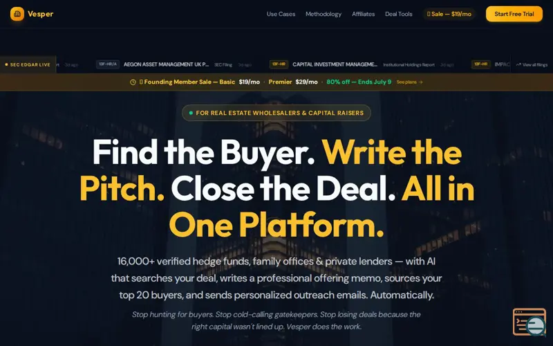 Screenshot of Vesper