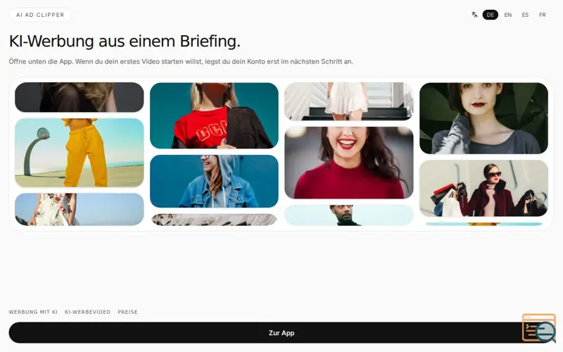 Screenshot of AI Ad Clipper
