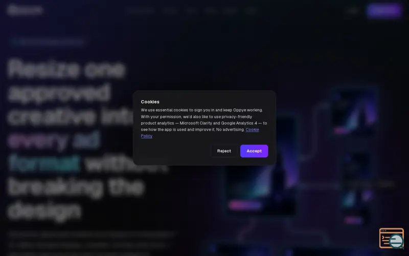 Screenshot of Oppye