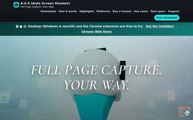 Screenshot of A-S-S (Auto Screen Shooter) - Full Page