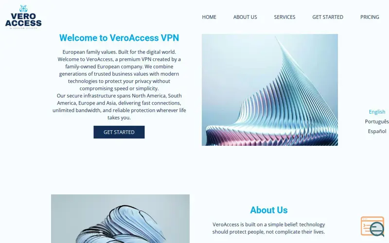 Screenshot of VeroAccess⁠