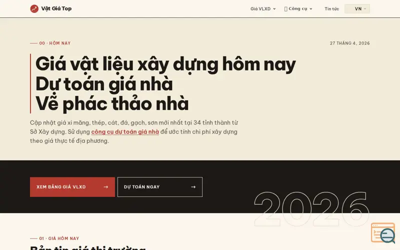 Screenshot of Vatgiatop